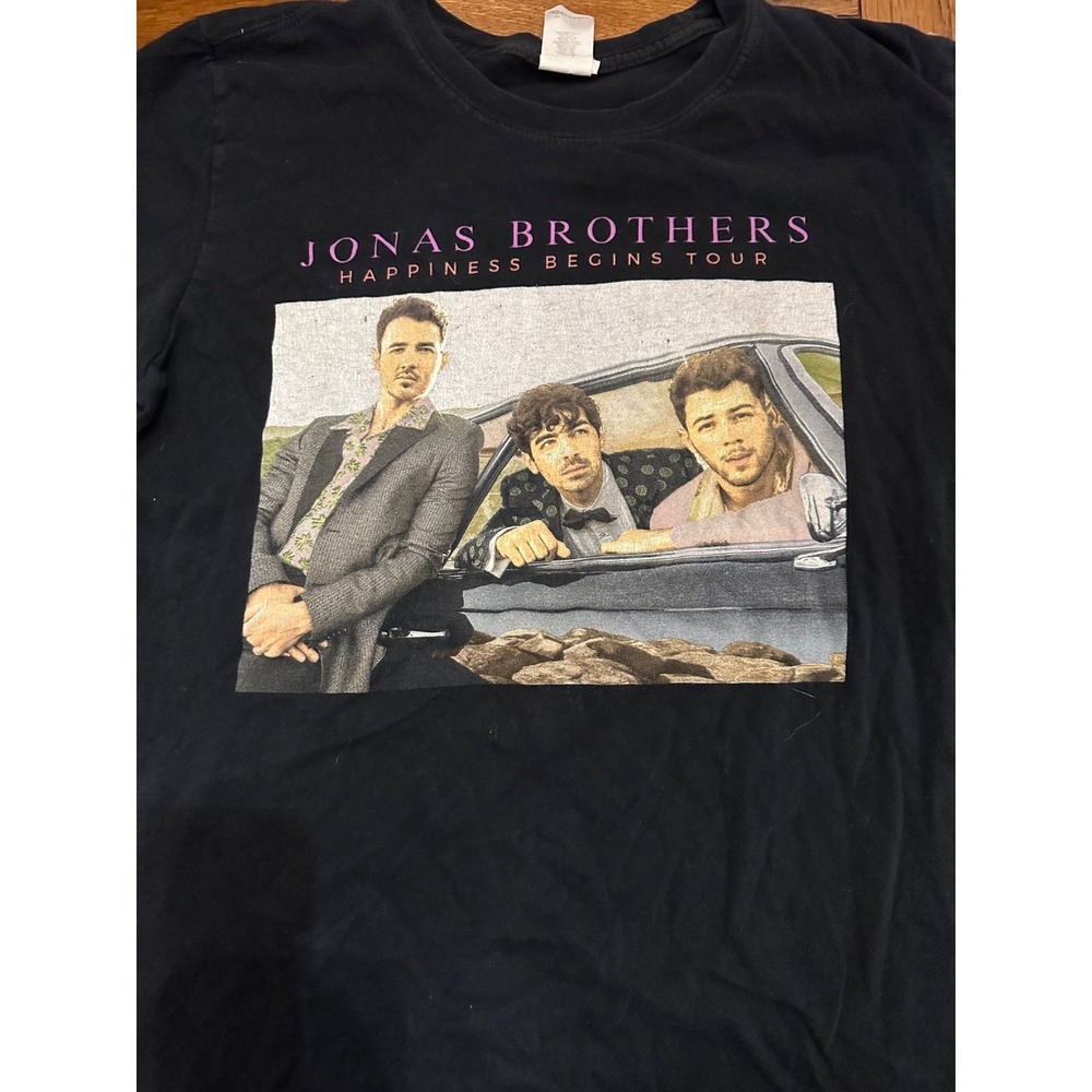 gildan jonas brothers 2019‎ tour black tee medium